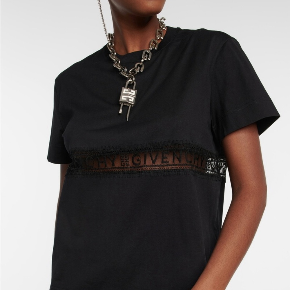 Givenchy Black Boxy Short Sleeve T-Shirt